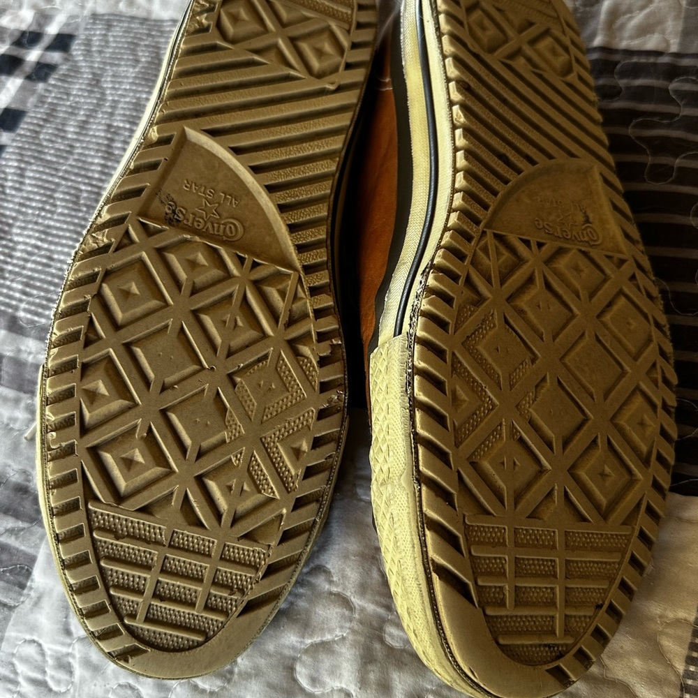 Converse Brown Cream Athletic Sneakers - Picture 8 of 8